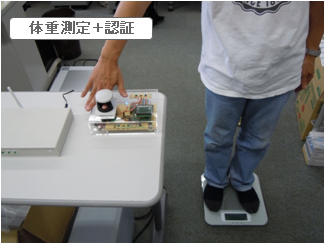 生体認証付きバイタル取得